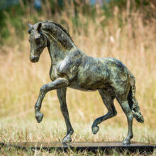 Beeld paard brons dressuur